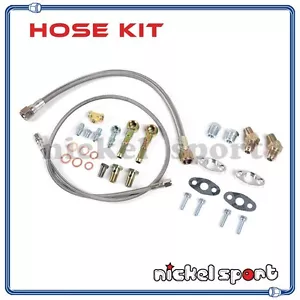 Garrett GT25 GT28 GT30 GT35 rodamiento de bolas turbo aceite línea de agua kit universal - Imagen 1 de 1