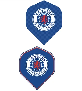 Rangers FC Dart Flights Officially Licensed Football Merchandise  1 set of 3 - Picture 1 of 3