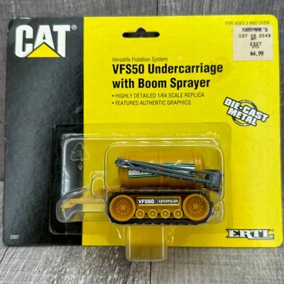 1996 Vintage Ertl CAT Caterpillar VFS50 Undercarriage with Boom Sprayer 2327 - Image 1 of 4