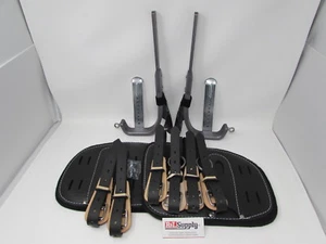 SPYDER CLIMB RIGHT ARBORIST ALUMINUM TREE CLIMBING SPUR KIT W/ PADS STRAPS 91224 - Picture 1 of 6