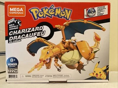 MEGA Construx Wonder Builders Pokémon Charizard Naranja Dragón Kit de Construcción Foto 1 de 4