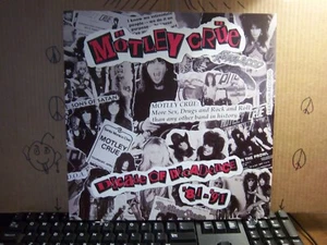 Orig Vintage Motley Crue Decade '81-'91 991 12x12 Promo Flat/poster Not a record - Picture 1 of 3