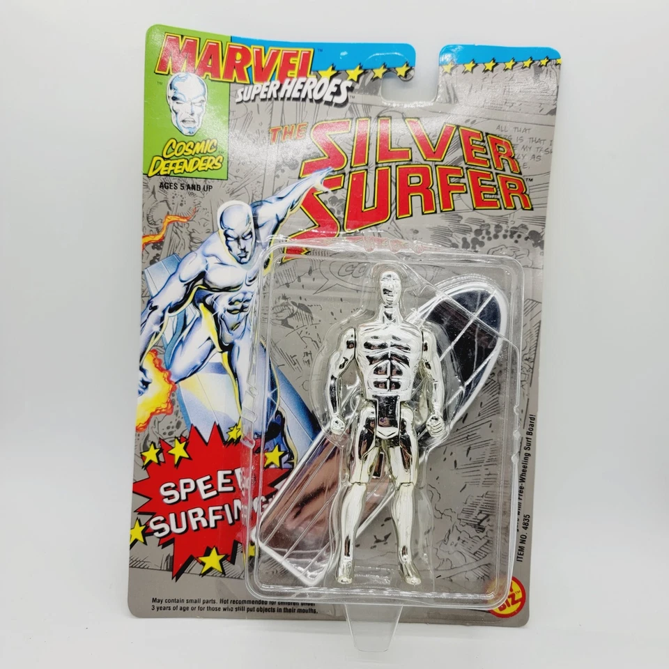 Toy Biz 1992 The Silver Surfer Cosmic Defenders Marvel Super Heroes Item No 4835