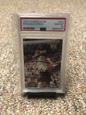 1992-93 Stadium Club Shaquille O'Neal #247 ‘92 Draft Pick PSA 10