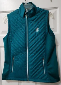 Chaleco de golf Level Wear Cherokee acolchado cremallera completa verde para mujer grande M, probablemente usado - Imagen 1 de 13