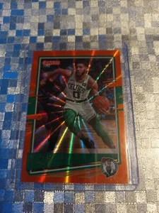 2020-21 Donruss Jayson Tatum holo orange lazer #166 - Picture 1 of 2