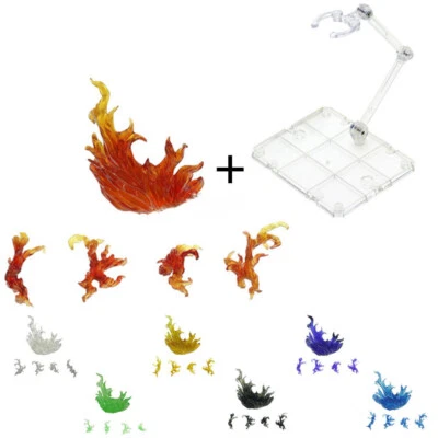 Tamashii EFECTO LLAMA ARDIENTE Y Soporte Ajuste Acción SHF Figma Figura Rojo Hágalo Usted Mismo Foto 1 de 4