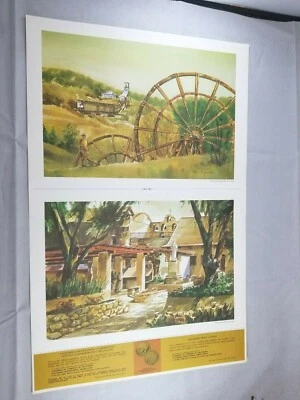 Standard Oil of CA Bicentennial Print Series 1969  / Jackson Gate Mine, San Gabr - Image 1 of 4