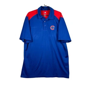 MLB Chicago Cubs Baseball Polo Shirt Mens XL - Picture 1 of 7