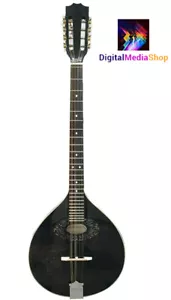 Black Octave Mandolin with EQ, short scale Irish bouzouki, solid wood - Picture 1 of 6