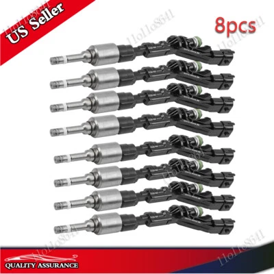 8Pc Fuel Injector For Land Rover LR4 Range Rover Sport 2013-2015 Jaguar XF 5.0L - Imagem 1 de 4