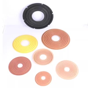 2Pcs Bass Speaker Elastic Wave Woofer Repair Spider Damper Gasket of Voice Coil - Picture 1 of 8