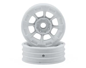 Llantas delanteras JConcepts Hazard 1.9 RC10 blancas para rodamientos de bolas con cintura JCO3358W - Imagen 1 de 3