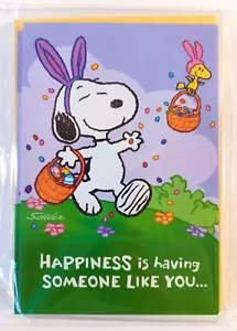 Snoopy Woodstock Peanuts / 6 St. Oster Karte Easter Card / Hallmark NEU USA - Bild 1 von 21
