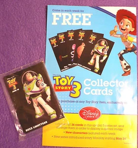 Semana #2~ZUMBIDO~TARJETAS COLECCIONABLES + VOLANTE~TOY STORY 3~NUEVO~Tienda Disney~31 de mayo de 2010 - Imagen 1 de 4