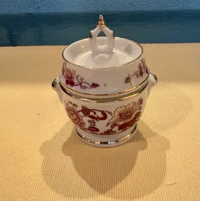 Azúcarero de porcelana vintage Richard of Japan con tapa Foto 1 de 4