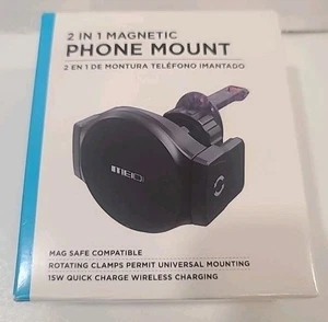 Support Téléphone Magnétique 2 en 1 par MEIDI, Mag Safe QC 3.0 USB 15W Charge Sans Fil - Photo 1 sur 6