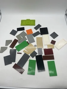LEGO BULK LOT BASE PLATES Assorted Stud Sizes Mixed Colors Green White, Tan Gray - Picture 1 of 14