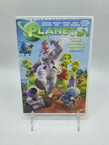 Planet 51 Widescreen DVD (2010) Dwayne Johnson, Jessica Biel, & Gary Oldman - Picture 1 of 4