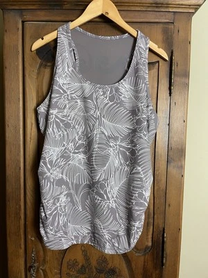 Camiseta sin mangas para mujer CALIA by Carrie Underwood XL color topo fluido espalda deportiva estampado floral Foto 1 de 4