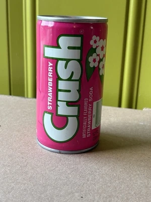 Vintage 1970s STRAWBERRY CRUSH Soda Pop Can - Image 1 of 4