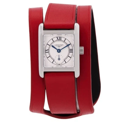 Longines Mini DolceVita Quartz Silver Dial Ladies Watch L5.200.4.75.0 - Image 1 of 3