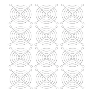 80mm Lüfter Fingergrill, 12stk Metallgitter Schutzgitter Lüfter Schutzabdeckung - Bild 1 von 6