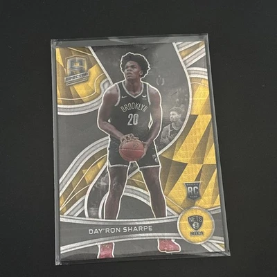 2021-22 Spectra Rookie Gold Prizm Day'Ron Sharpe RC 02/10 - Image 1 of 2