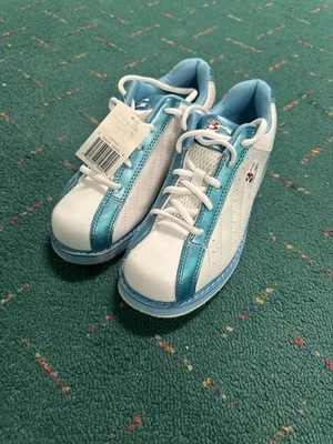 Zapatos de boliche 3G blancos/azules para mujer (nuevos en caja) Foto 1 de 3
