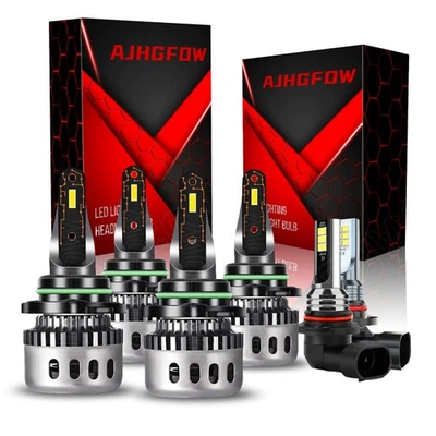 for Ford EXPEDITION 2003-2006 LED Headlight + Fog Light Bulbs 6000K Kit White - Image 1 of 4