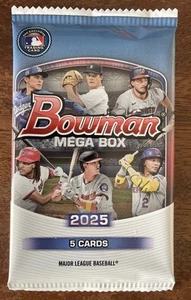 RIFRATTORE MOJO CROMATO! Confezione 2025 Bowman MEGA BOX Baseball Prospect SP MOJO AUTO? - Foto 1 di 1