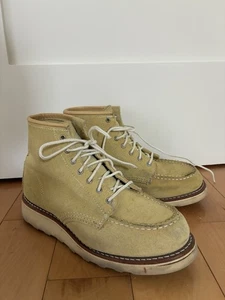 Red Wing Heritage Women’s CLASSIC MOC BOOT In BUTTER ABILENE LEATHER Sz7.5 - Picture 1 of 7