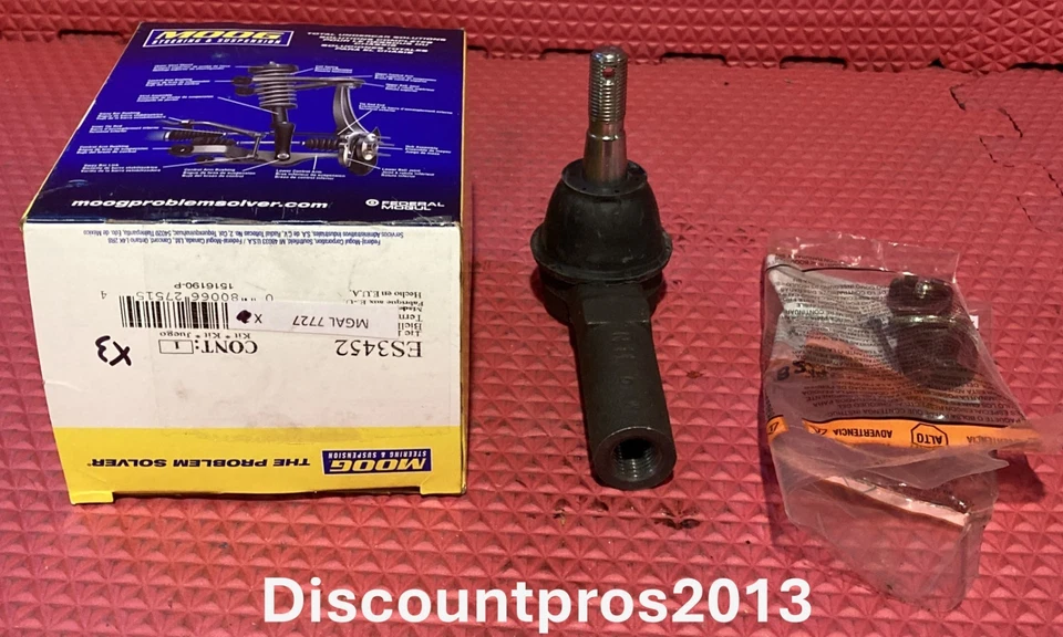 MOOG ES3452 Front Outer Tie Rod End Buick Cadillac Pontiac 1997-2011 - Image 1 of 1