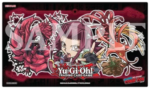Yu-Gi-Oh! 5DS Akiza Blackrose Dragon Playmat NYCC 2025 Exclusive New Sealed - Picture 1 of 5