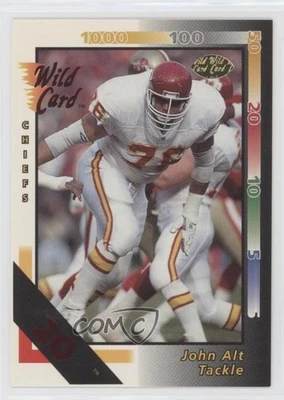 1992 Wild Card 20 Stripe John Alt #77 - Image 1 of 2