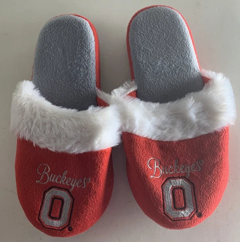 Ohio State Buckeyes Comfy Feet Womens Slippers Size 7-8 Cover
