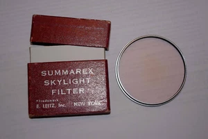 Leitz Leica Summarex skylight filter 58mm with box: AS IS: some haze *READ* - Picture 1 of 5