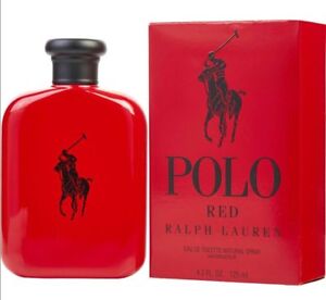 Polo Red for Men by Ralph Lauren Eau de Toilette 4.2 OZ
