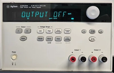 Agilent E3648A (0-8V, 5A / 0-20V, 2.5 A) Dual Output PSU [Tested, Calibrated] - Image 1 of 4