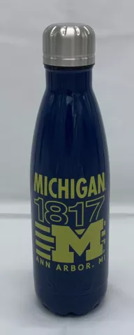 Michigan Wolverines Swig Life Water Drink Bottle Stainless Steel 20oz NCAA Cover