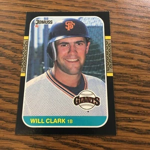 1987 Donruss Will Clark San Francisco Giants #66 Rookie RC Baseball Card v44 - Picture 1 of 2