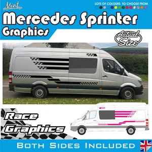 Calcomanías adhesivas gráficos 140 LWB Mercedes Sprinter Sport Home Camper autocaravana - Imagen 1 de 5