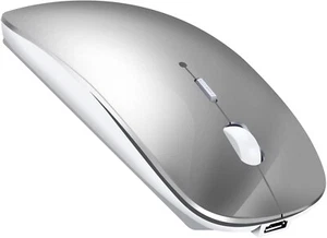 Computermaus Bluetooth Maus Kabellos Leise PC Computer 2,4GHz USB Grau B577 - Bild 1 von 6