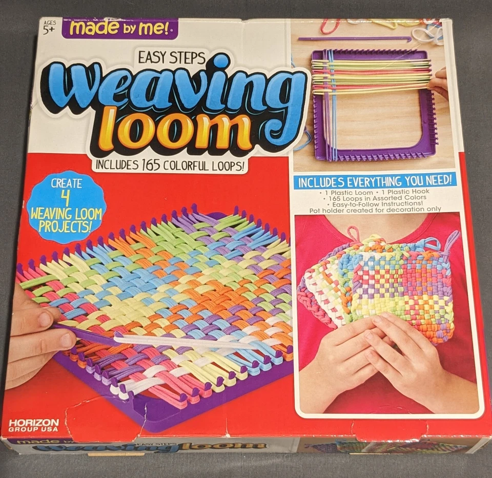 Made by Me Easy Steps Weaving Loom Horizon Group 4 Projects 165 Loops