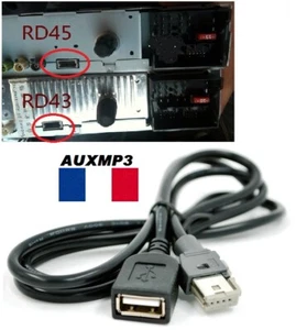 Cavo USB Autoradio RD45 RD43 RD5 RD9 RT6 Peugeot 307 308 408 5008 C2 C3 C4 C5 - Foto 1 di 1