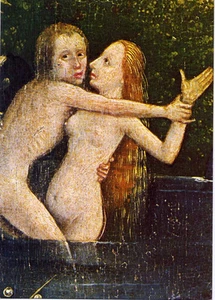 Bosch (1453-1516) •The Garden of Delights• (detail) Dutch Renaissance•POSTCARD - Picture 1 of 1