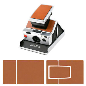 Premium Tan Leather Cover Kit for   ---   Polaroid SX-70   680SLR   690SLR   ---