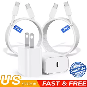 Original Fast Charging USB C Wall Charger For iPhone 16e 16 15 14 13 12 Pro Max - Picture 1 of 23