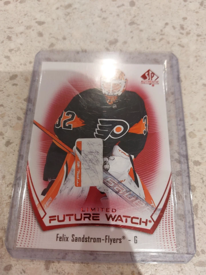 2021-22 UD - SP Authentic - Future Watch Felix Sandstrom 192 Limited Red - Image 1 of 2