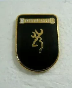 BROWNING Armi da Fuoco Nero/Oro 7/8" CLOISONNE Collettore PIN e Chiusura - Foto 1 di 2